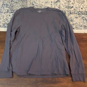 J Crew Long Sleeve Tee - Grey - XL Slim